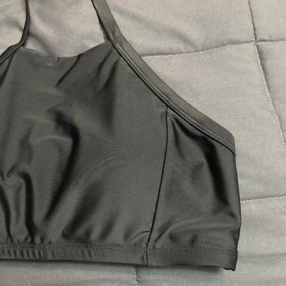 Halter High Neck Bikini Swim Top - Picture 6 of 14